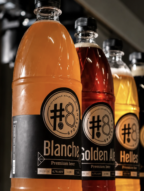 Пляшки Blanche, Golden Ale та Helles